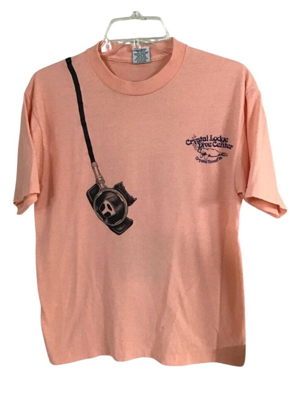 Signal Crystal Lodge Dive Center Vintage Single Stitch Large Tshirt